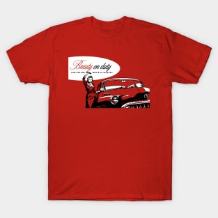 1950 BEAUTY ON DUTY - Buick ad T-Shirt